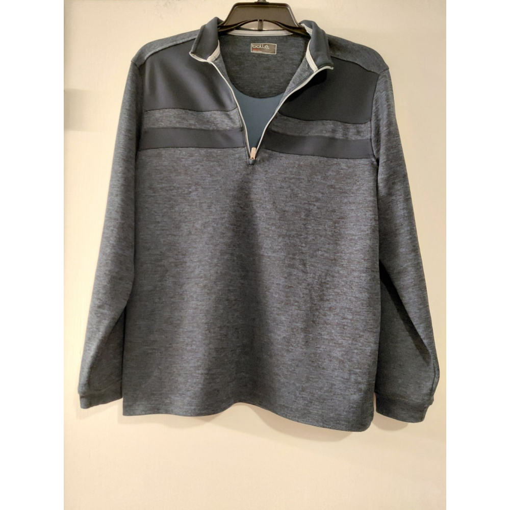 Bolle Pullover blue quarter zip M long sleeve spring golf sports outdoors hiking